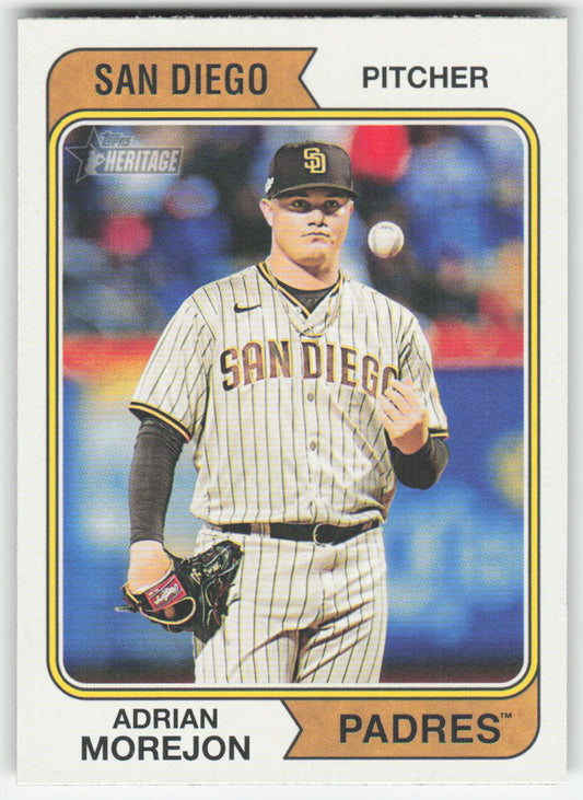 2023 Topps Heritage #163 Adrian Morejon San Diego Padres 829