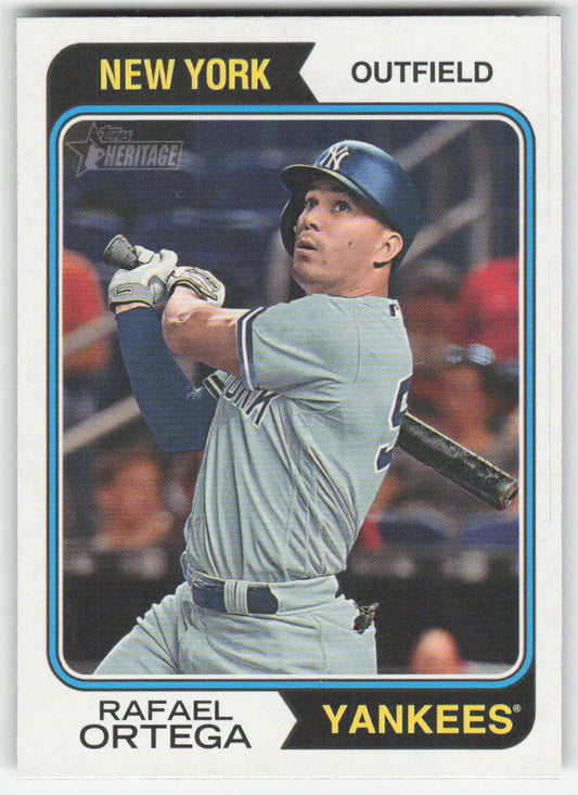 2023 Topps Heritage #167 Rafael Ortega New York Yankees 834