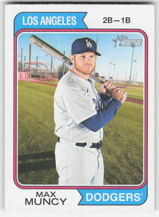 2023 Topps Heritage #194 Max Muncy Los Angeles Dodgers 838