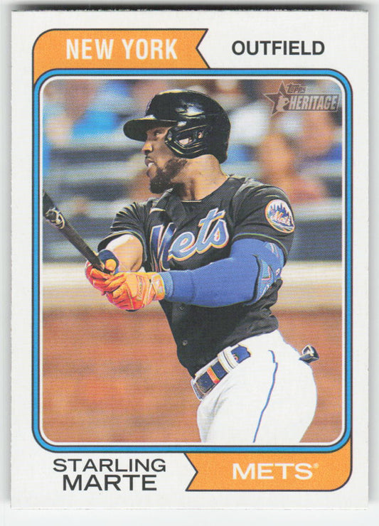 2023 Topps Heritage #266 Starling Marte New York Mets 842