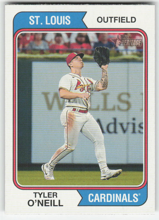 2023 Topps Heritage #44 Tyler O'Neill St. Louis Cardinals 843