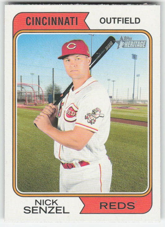 2023 Topps Heritage #230 Nick Senzel Cincinnati Reds 847
