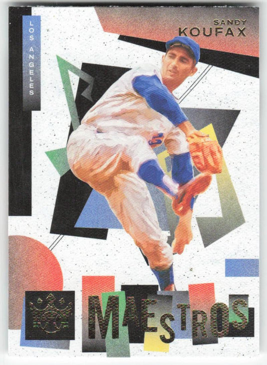 2022 Panini Diamond Kings #M-15 Sandy Koufax Maestros Los Angeles Dodgers 852