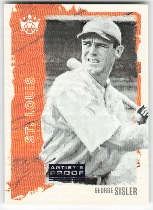 2021 Panini Diamond Kings #17 George Sisler Artist Proof St. Louis Browns 853