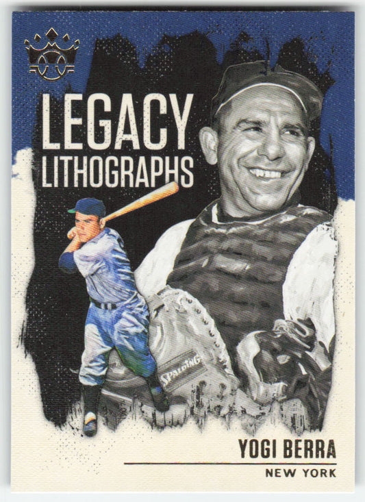 2021 Panini Diamond Kings #LL-19 Yogi Berra Legacy Lithographs Yankees 854