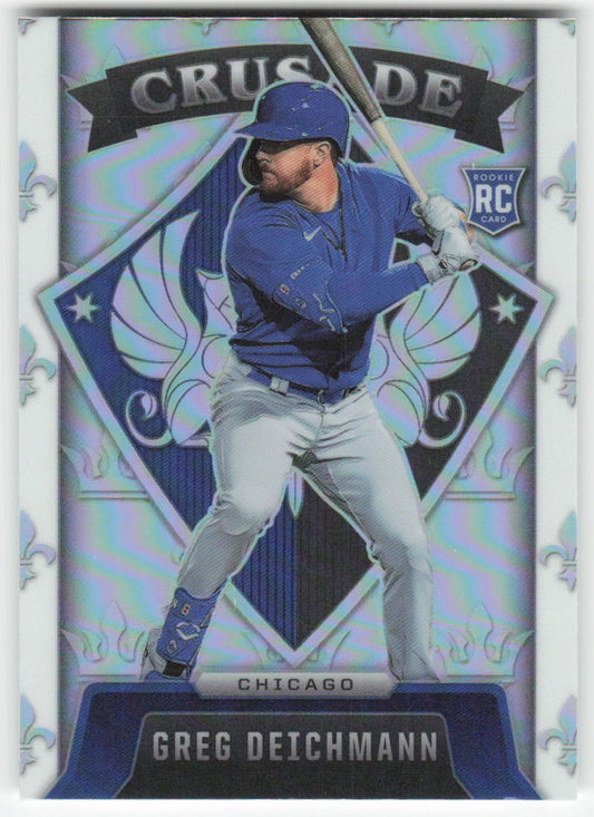 2022 Panini Chronicles #19 Greg Deichmann Crusade Holo Chicago Cubs 874