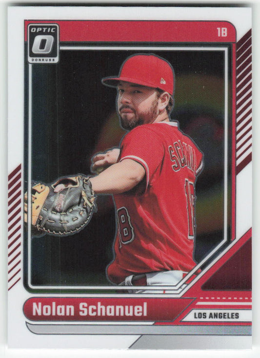 2024 Donruss #96 Nolan Schanuel Optic Los Angeles Angels 879