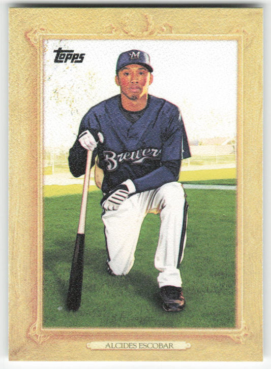 2010 Topps #TR56 Alcides Escobar Turkey Red Milwaukee Brewers 883