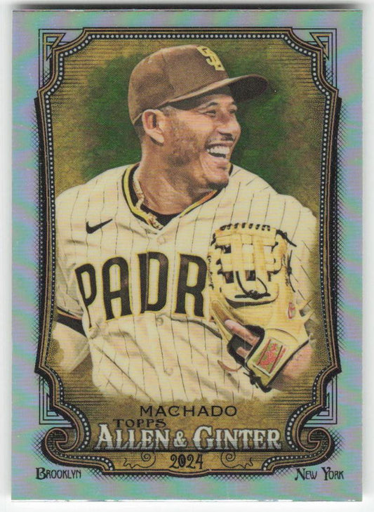 2024 Topps Allen & Ginter #66 Manny Machado Chrome San Diego Padres 885
