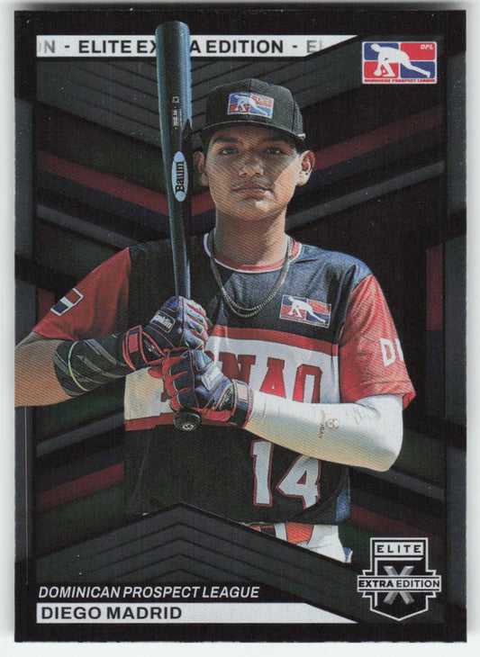 2023 Panini Elite Extra Edition #178 Diego Madrid Dominican Prospect League 893