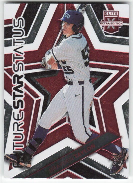 2023 Panini Elite Extra #FS-19 Brayden Taylor Future Star Status Rays 894