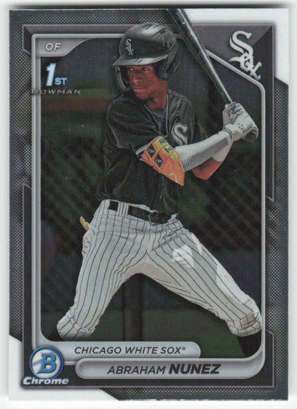 2024 Bowman #BCP-56 Abraham Nunez Chrome Prospects Chicago White Sox 898