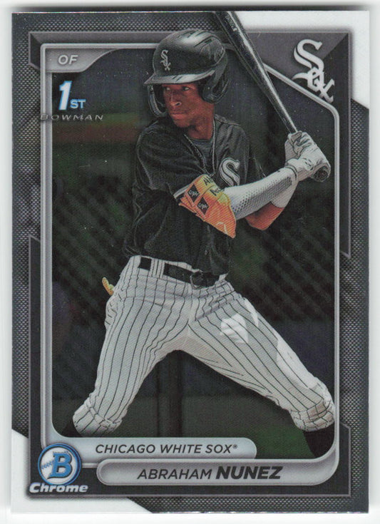 2024 Bowman #BCP-56 Abraham Nunez Chrome Prospects Chicago White Sox 898