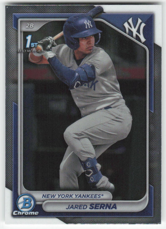 2024 Bowman #BCP-68 Jared Serna Chrome Prospects New York Yankees 899