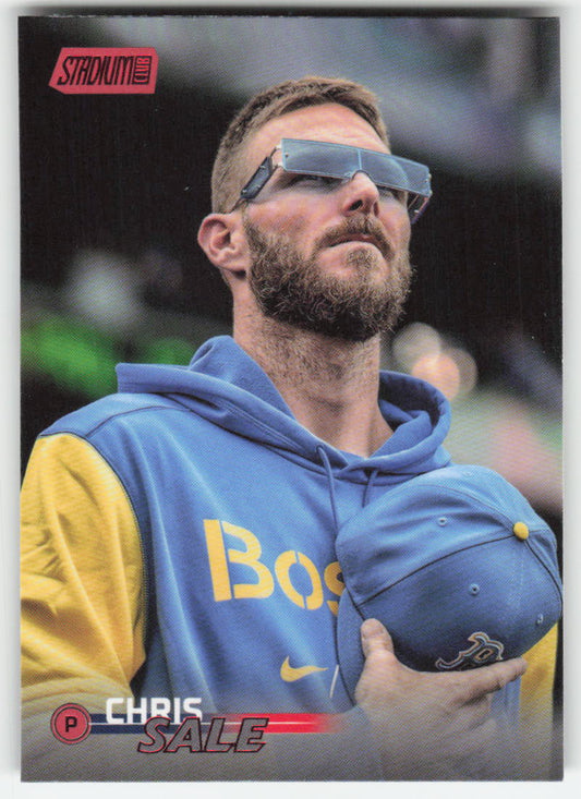 2023 Stadium Club #220 Chris Sale Red Foil Boston Red Sox 902