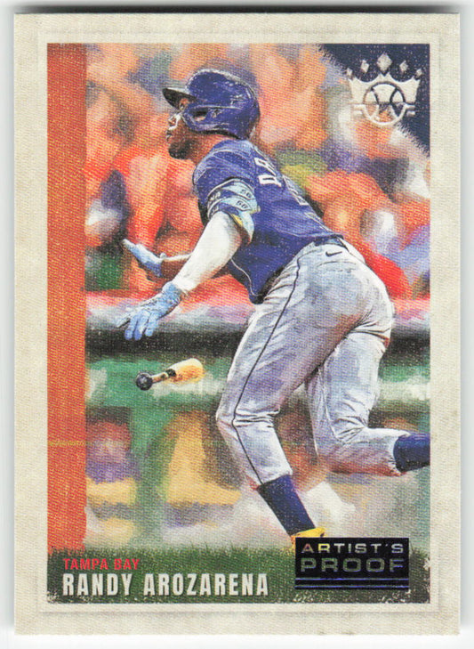 2022 Panini Diamond Kings #30 Randy Arozarena Artist's Proof Tampa Bay Rays 906