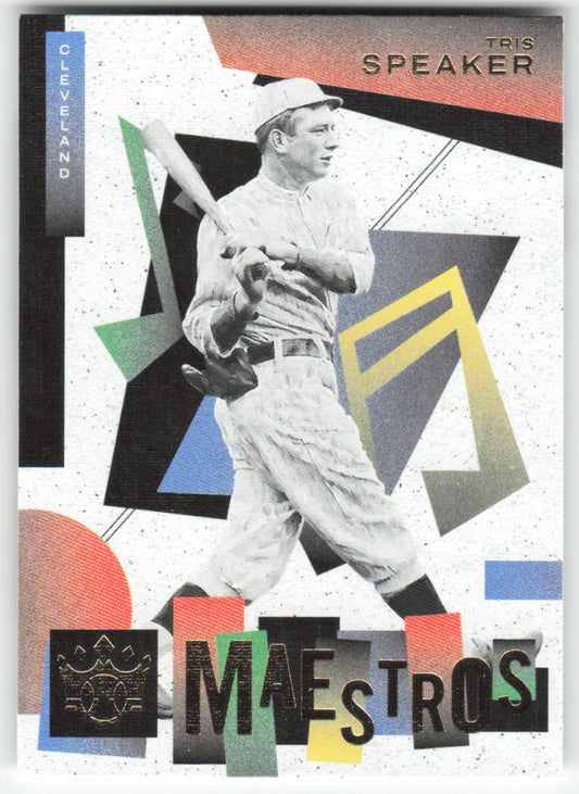 2022 Panini Diamond Kings #M-2 Tris Speaker Maestros Cleveland Indians 908
