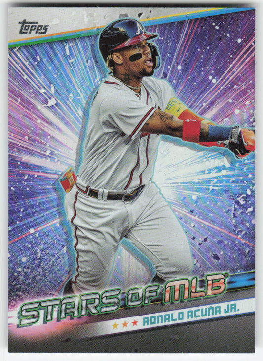2024 Topps #SMLB-3 Ronald Acuña Jr. Stars of MLB Atlanta Braves 910