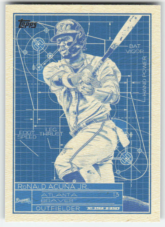 2024 Topps #SB-8 Ronald Acuña Jr. Superstar Blueprint Atlanta Braves 917
