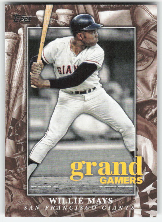 2024 Topps #GOG-3 Willie Mays Grand Gamers San Francisco Giants 923