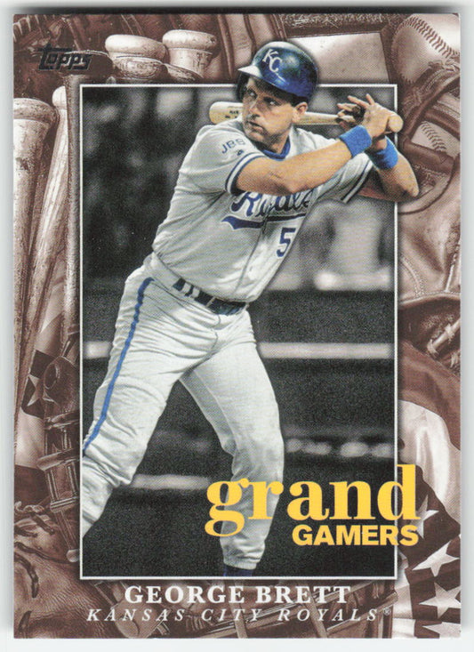 2024 Topps #GOG-21 George Brett Grand Gamers Black Kansas City Royals 924