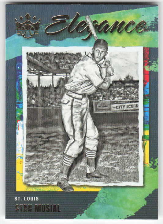 2022 Panini Diamond Kings #E-1 Stan Musial Elegance St. Louis Cardinals 928
