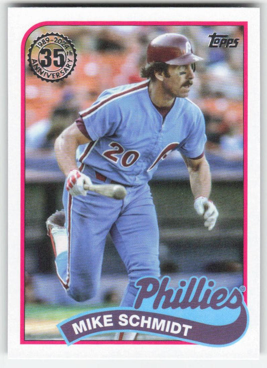 2024 Topps #89B-39 Mike Schmidt 1989 Baseball 35th Anniv Phillies 931