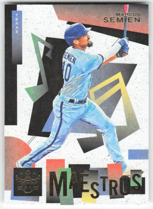 2022 Panini Diamond Kings #M-6 Marcus Semien Maestros Texas Rangers 935