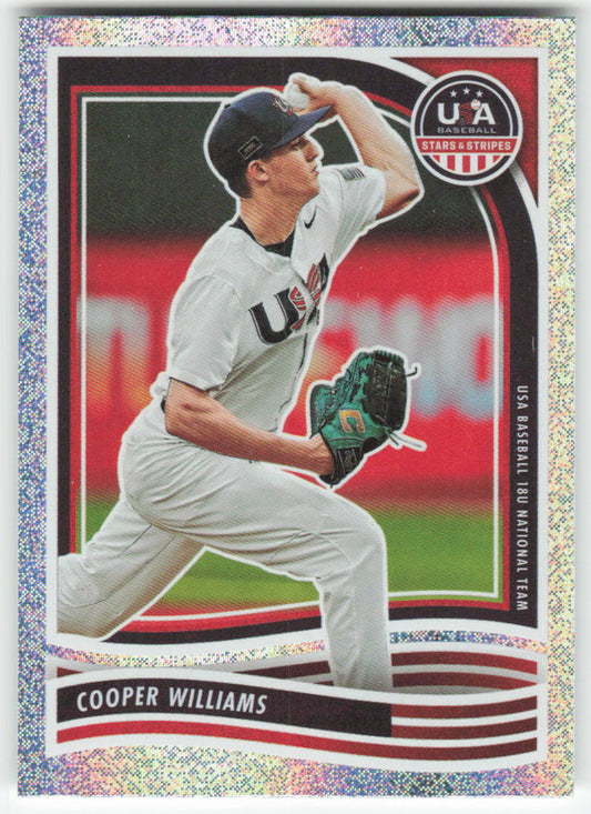 2024 Panini Stars & Stripes USA Baseball #57 Cooper Williams Stars 937