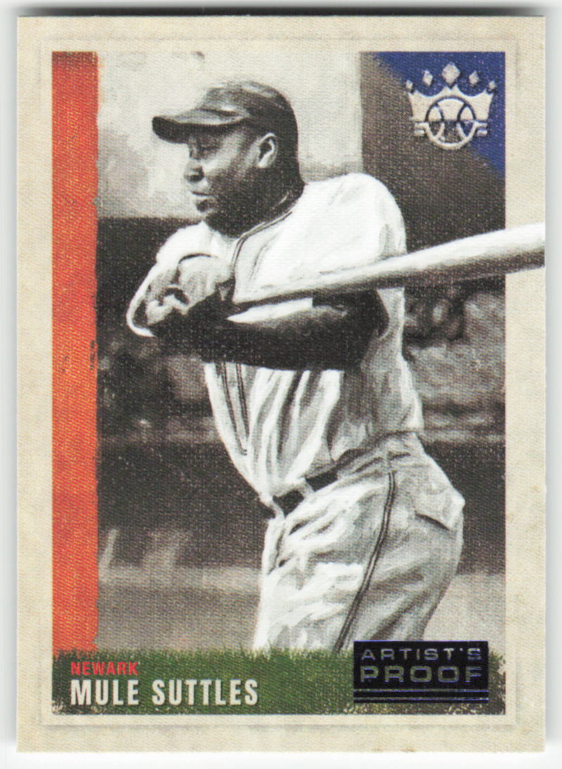 2022 Panini Diamond Kings #64 Mule Suttles Artist's Proof Blue Newark Eagles 941