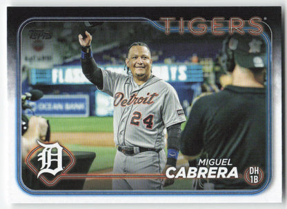 2024 Topps #201 Miguel Cabrera Detroit Tigers 983