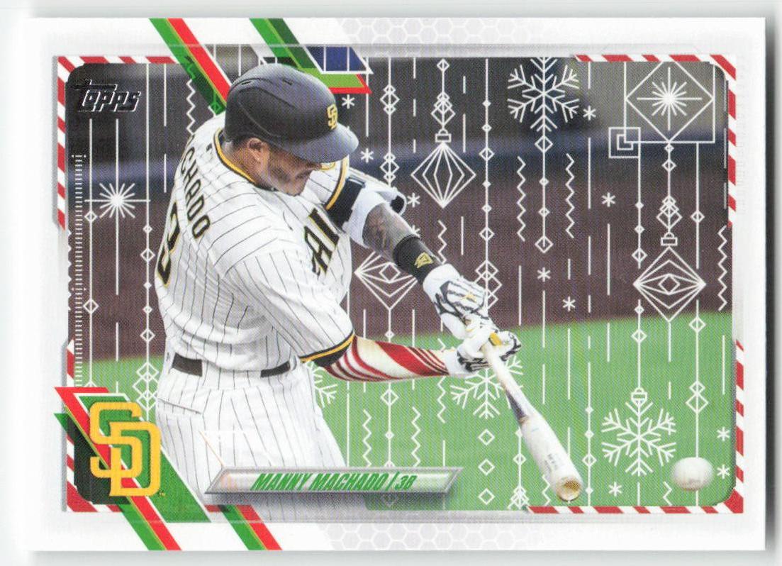 2021 Topps Holiday #HW153 Manny Machado San Diego Padres 1011
