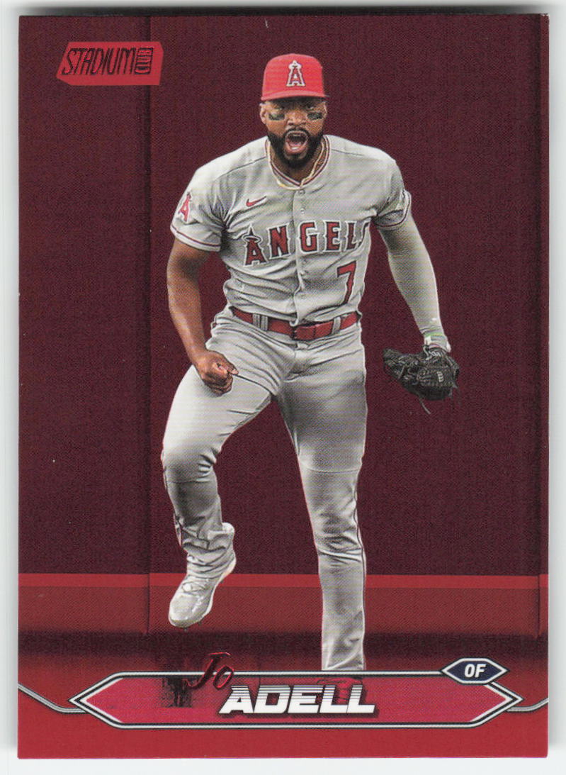 2024 Stadium Club #10 Jo Adell Red Foil Los Angeles Angels 1076