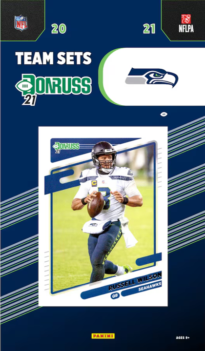 2021 Panini Donruss Seattle Seahawks Football Team Set - 9 Cards