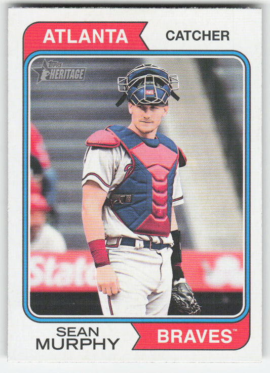 2023 Topps Heritage #177 Sean Murphy Atlanta Braves 1203
