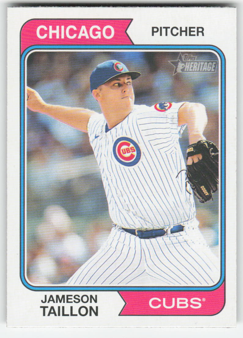 2023 Topps Heritage #398 Jameson Taillon Chicago Cubs 1205