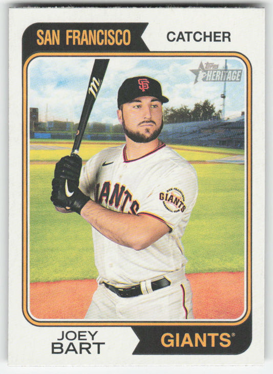 2023 Topps Heritage #118 Joey Bart San Francisco Giants 1208