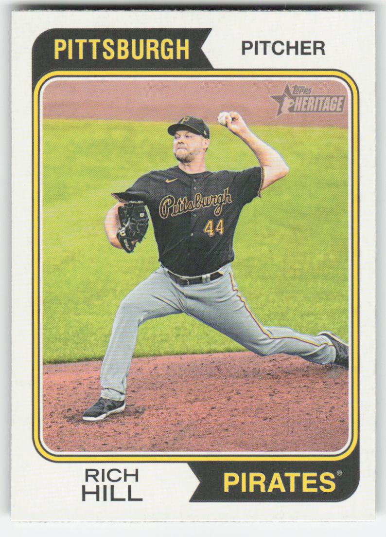 2023 Topps Heritage #374 Rich Hill Pittsburgh Pirates 1210