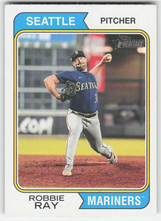 2023 Topps Heritage #58 Robbie Ray Seattle Mariners 1211