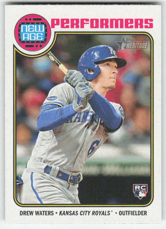 2023 Topps Heritage #NA-18 Drew Waters New Age Performers Royals 1216