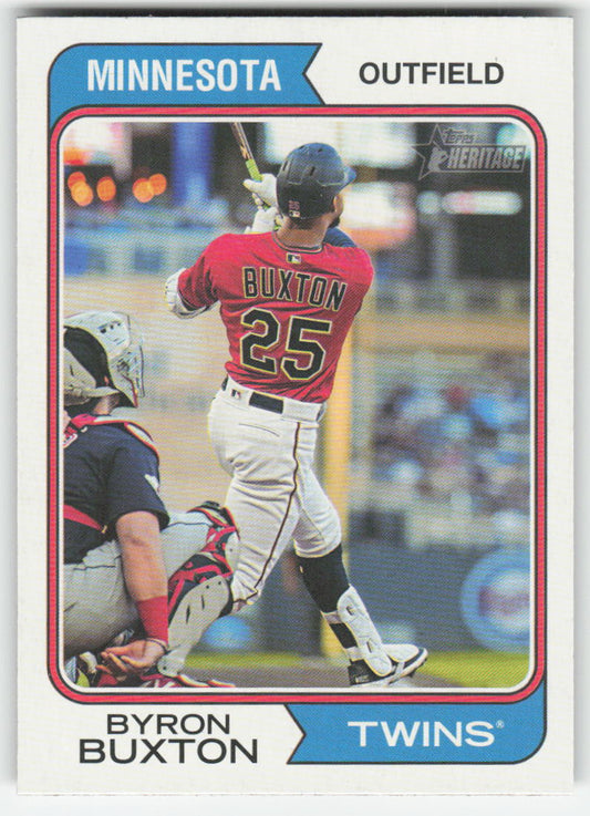 2023 Topps Heritage #15 Byron Buxton Minnesota Twins 1227