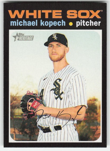 2020 Topps Heritage #567 Michael Kopech Chicago White Sox 1235