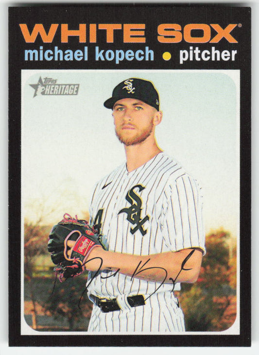 2020 Topps Heritage #567 Michael Kopech Chicago White Sox 1235