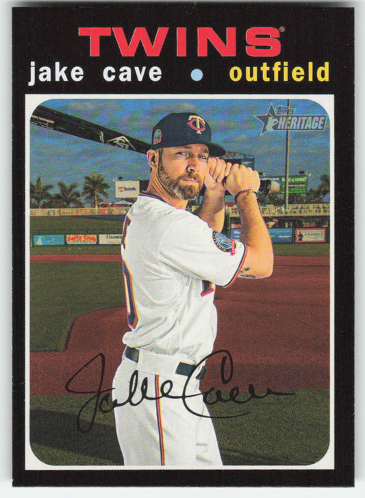 2020 Topps Heritage #710 Jake Cave Minnesota Twins 1236