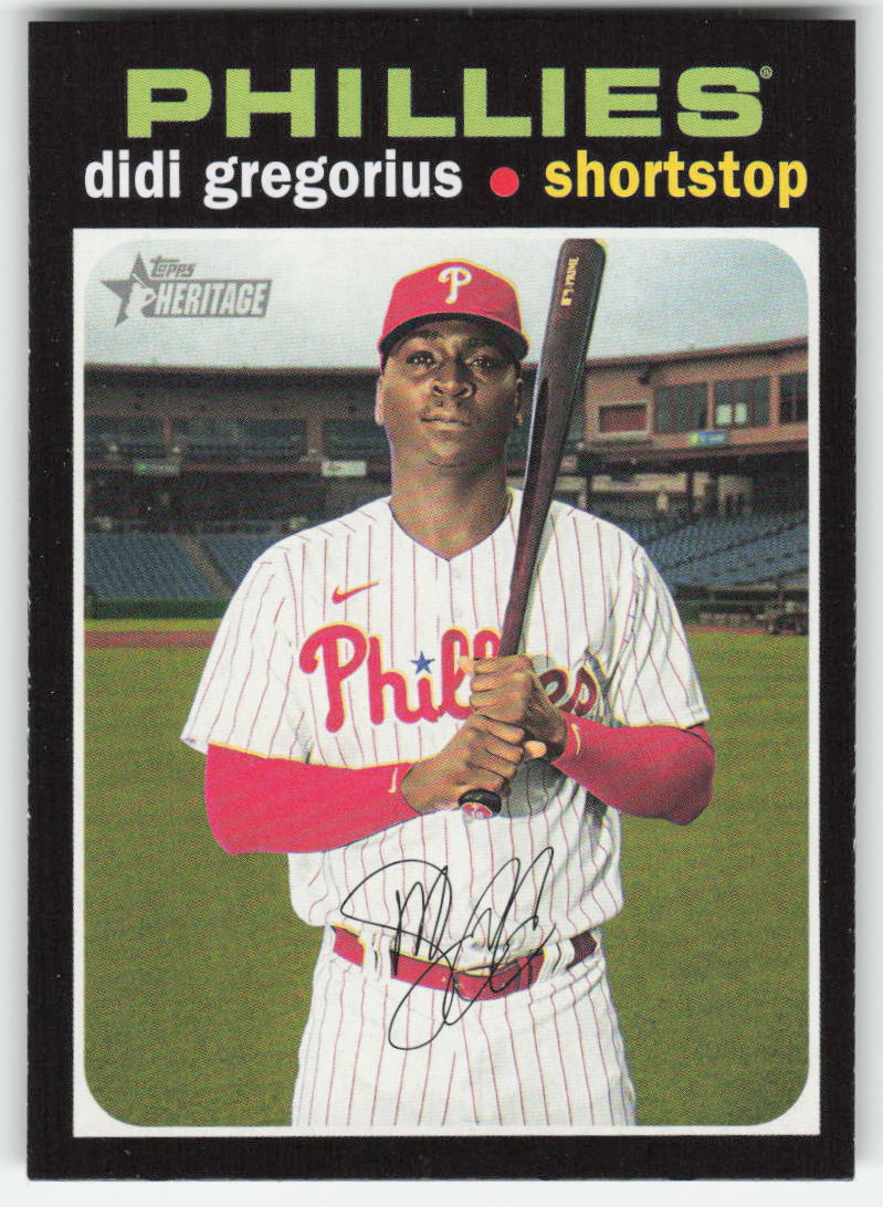 2020 Topps Heritage #563 Didi Gregorius Philadelphia Phillies 1238