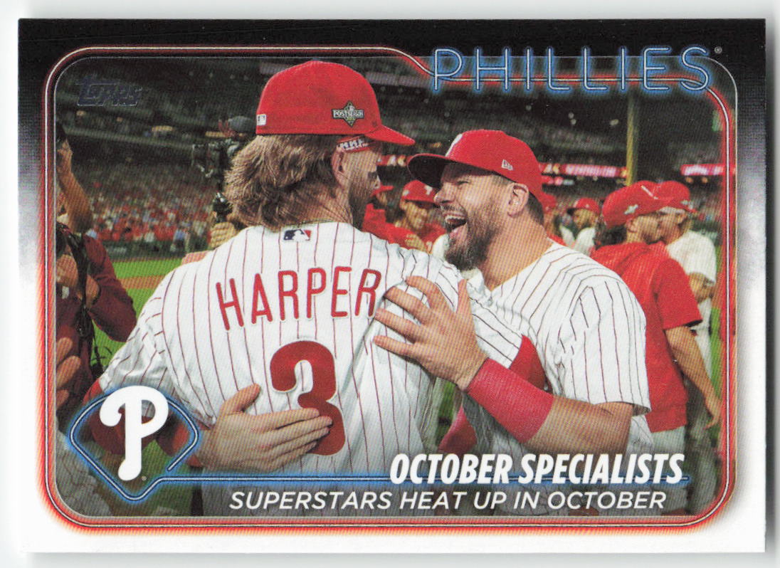 2024 Topps #275 October Specialists: Superstars Heat Up in October Phillies 1254