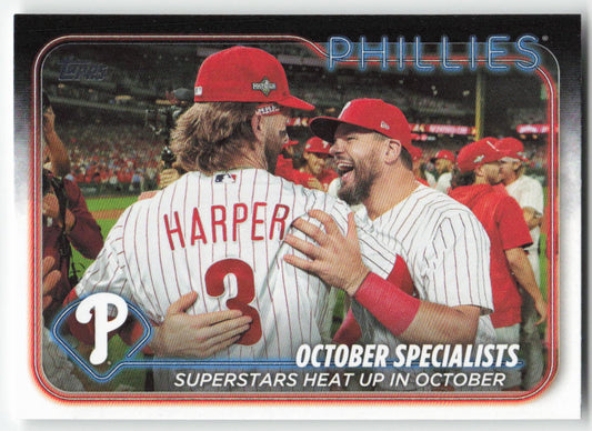 2024 Topps #275 October Specialists: Superstars Heat Up in October Phillies 1254