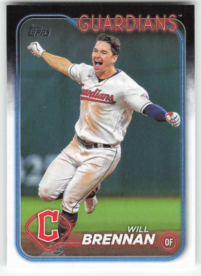 2024 Topps #311 Will Brennan Cleveland Guardians 1255
