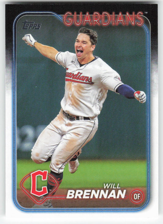 2024 Topps #311 Will Brennan Cleveland Guardians 1255