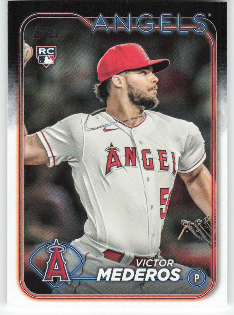 2024 Topps #270 Victor Mederos Los Angeles Angels Rookie 1257